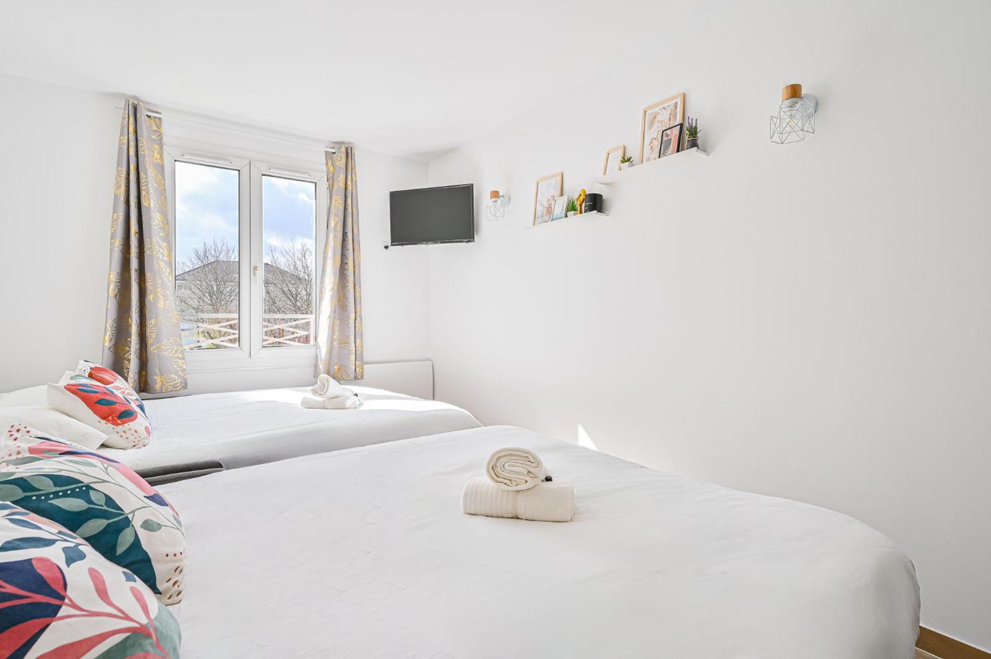 Apartment Le Cozybussy - 4 Pers - & Paris - Parking Bussy-Saint-Georges